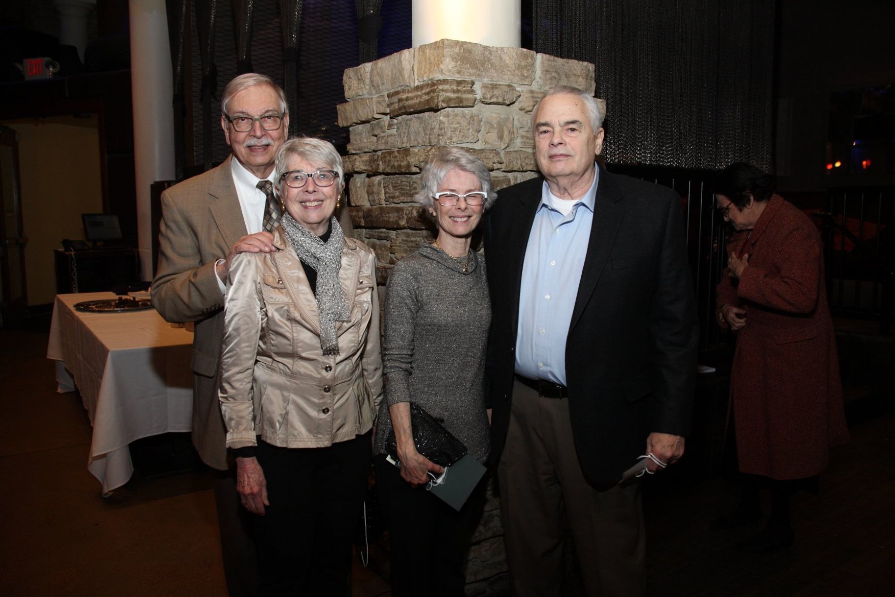 Richard and Jean Robertson, Laurie and Scott Livingston